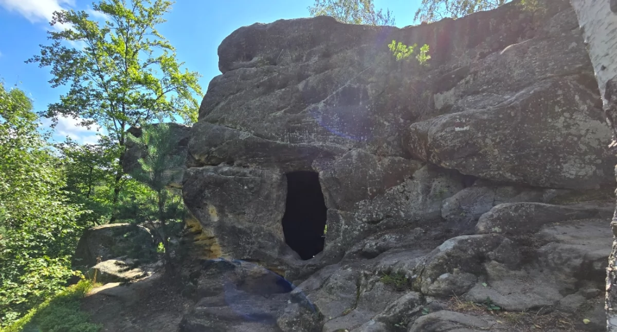 formacje skalne, Drabovna piaskowcowa zboczu Kozakova - zdjęcie, fotografia
