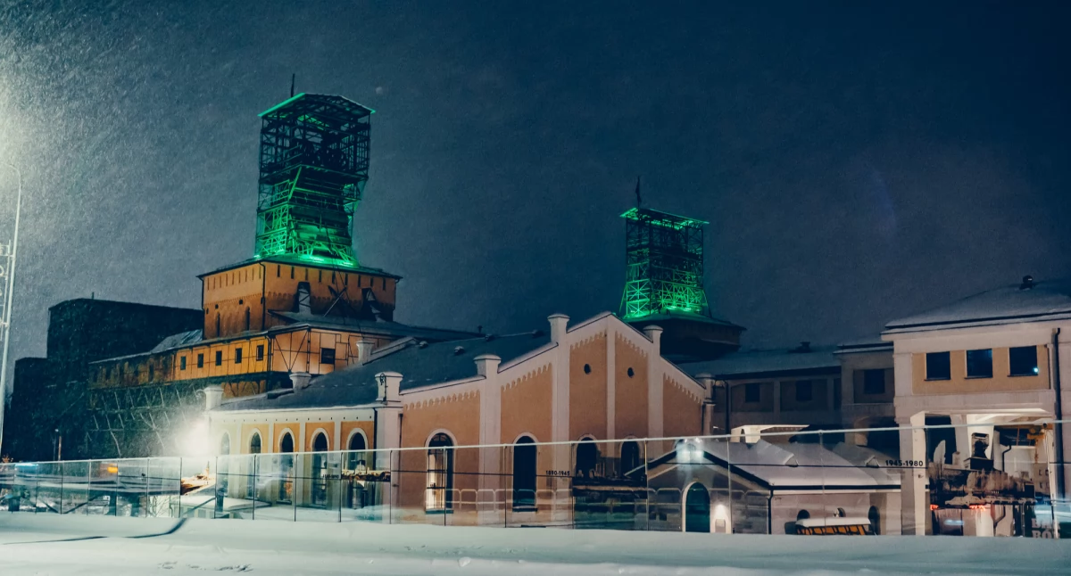 Festyn, Wyjątkowy finał Starej Kopalni Sylwestrowa Nocna Szychta pracami górniczymi - zdjęcie, fotografia