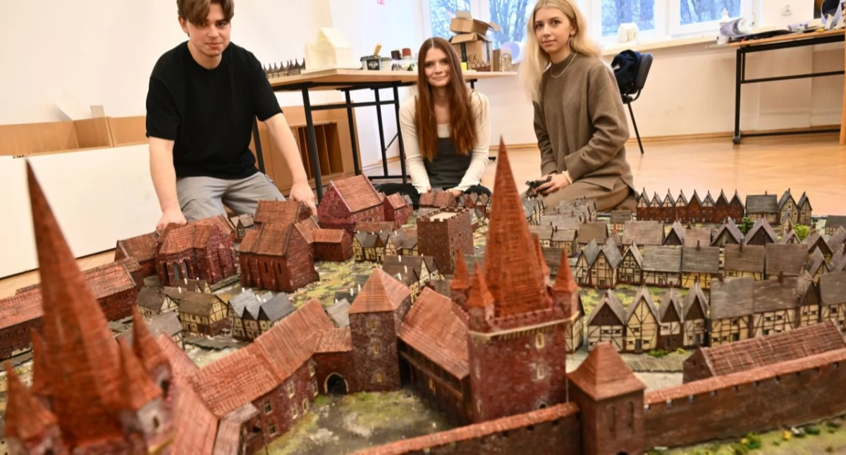 Wiadomości, centrum Wrocławia średniowieczu! Studenci stworzyli makietę wiecznej dzielnicy żydowskiej - zdjęcie, fotografia