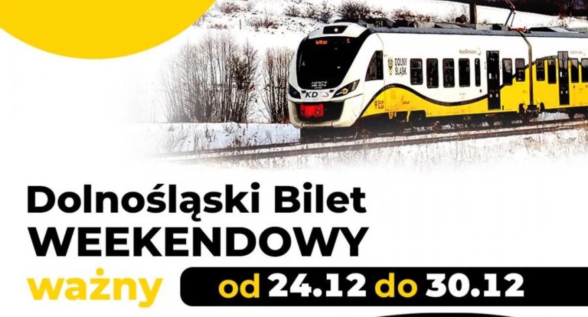Wiadomości, Bilet weekendowy Kolei Dolnośląskich będzie ważny grudnia - zdjęcie, fotografia
