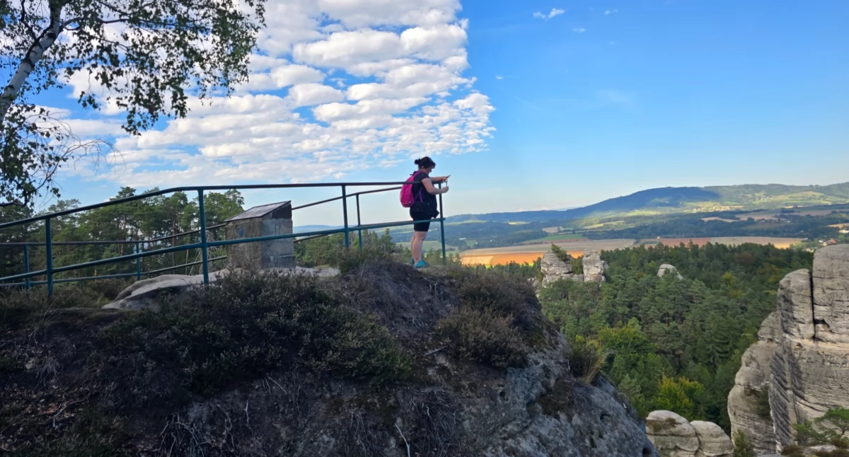 Platformy widokowe, Vyhlídka Lvíčka czyli punkt widokowy Lwiątka Czeskim - zdjęcie, fotografia