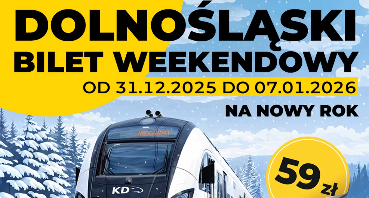 wycieczki kolejowe, Dolnośląski Bilet Weekendowy przez siedem - zdjęcie, fotografia