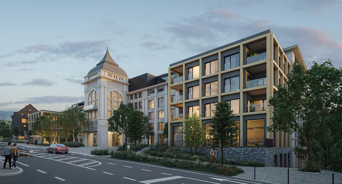 Hotele, Gigantyczny obiekt powstanie Karkonoszach Dawna tkalnia przejdzie spektakularną metamorfozę luksusowy hotel - zdjęcie, fotografia