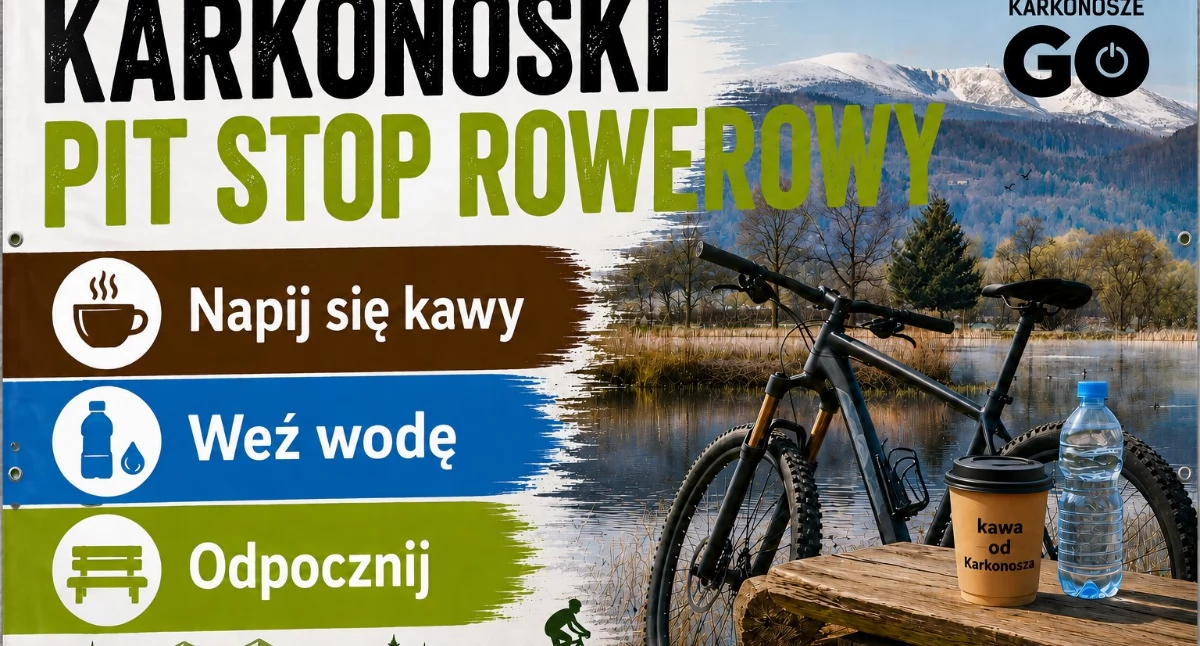 Sklep GO, Karkonoski Rowerowy Miejsce którym liczy tylko trasa chwila odpoczynku - zdjęcie, fotografia