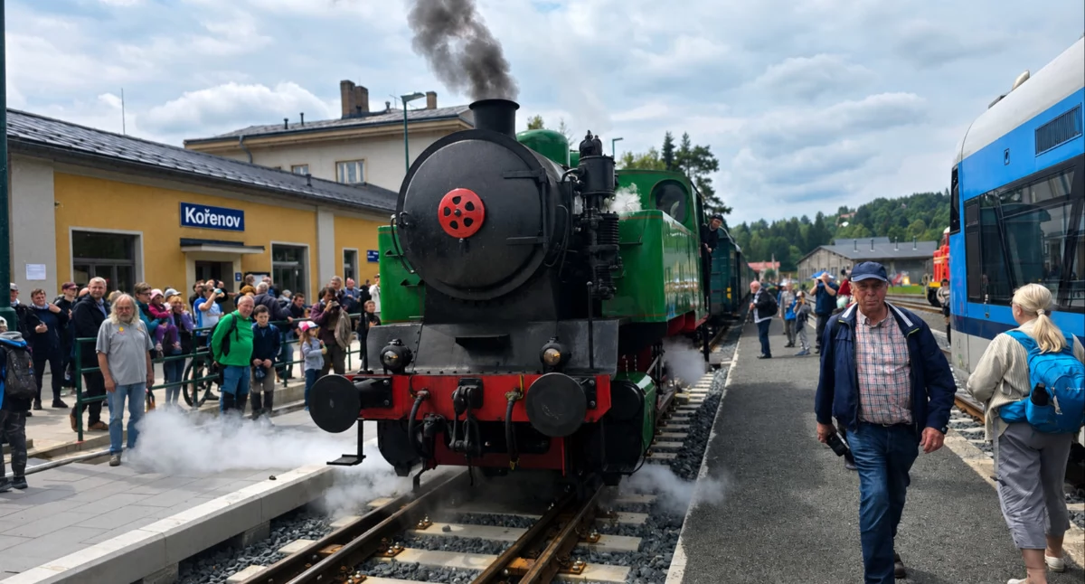 wycieczki kolejowe, Weekendy koleją zębatą Czesi przygotowali gotową wycieczkę turystów Szklarskiej Poręby - zdjęcie, fotografia