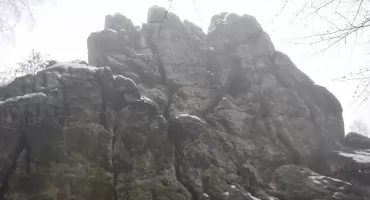 Horní skály (Horni Skały) - kameralne piaskowcowe wieże u podnóża Gór Łużyckich