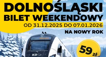 Dolnośląski Bilet Weekendowy przez aż siedem dni!
