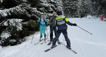  Bezpieczna zima na stoku – policyjne patrole w akcji