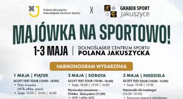 Majówka na sportowo w Dolnośląskim Centrum Sportu Polana Jakuszycka.