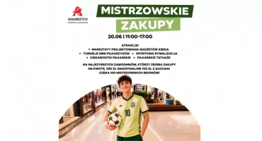 Piłkarskie emocje, sportowe wyzwania i nagrody za zakupy. Sportowy weekend w CH Auchan Wałbrzych