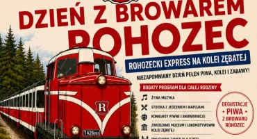 Dzień z Browarem Rohozec na Kolei Zębatej. Zabytkowe pociągi i atrakcje dla całych rodzin