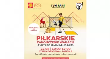 Sport, zabawa i piłkarskie emocje. Zakończenie wakacji z Victorią Jelenia Góra 