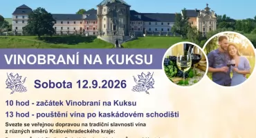 Wino popłynie po barokowych schodach. Kuks zaprasza na winobranie